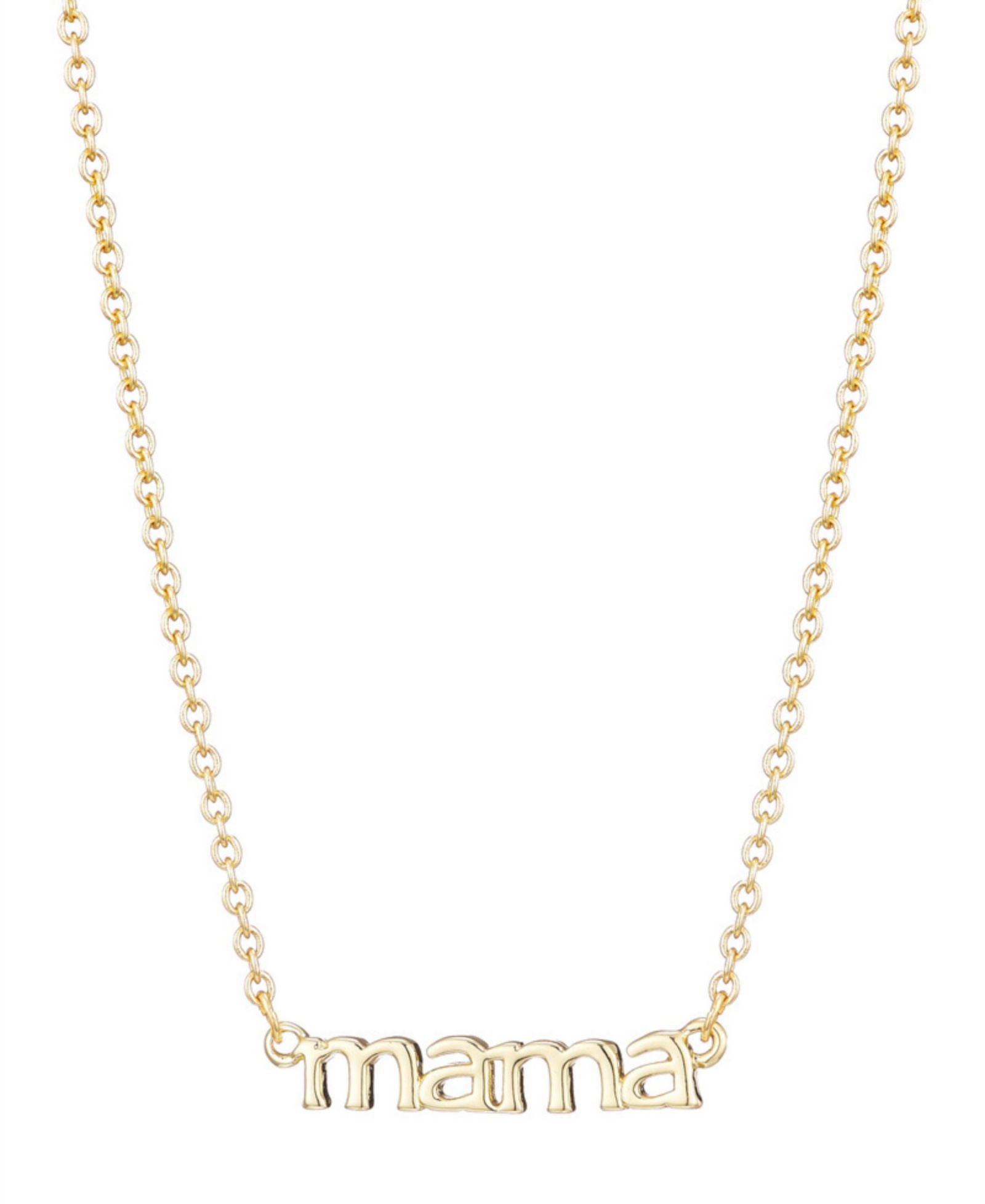 ADORNIA Gold Mama Necklace
