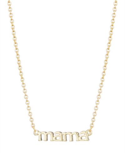 ADORNIA Gold Mama Necklace
