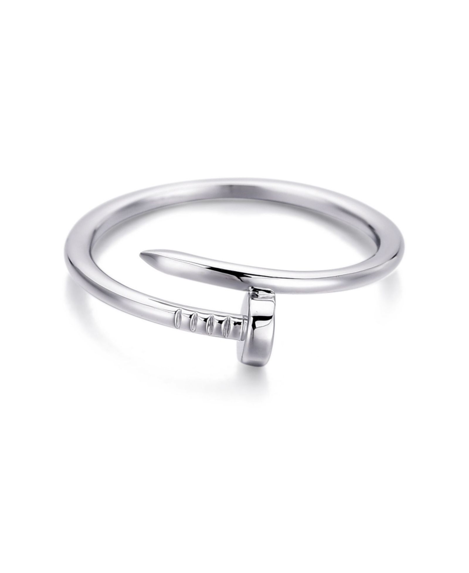 ADORNIA Metal-tone Nail Ring