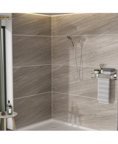 RAINSKEN Multi Function Adjustable Hand Shower - 8-Function Hand Shower, Brushed Nickel