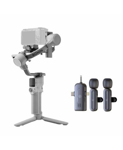 Стабилизатор DJI RS 4 Mini 3-Axis + беспроводной петличный микрофон Turnstile Audio 3-In-1