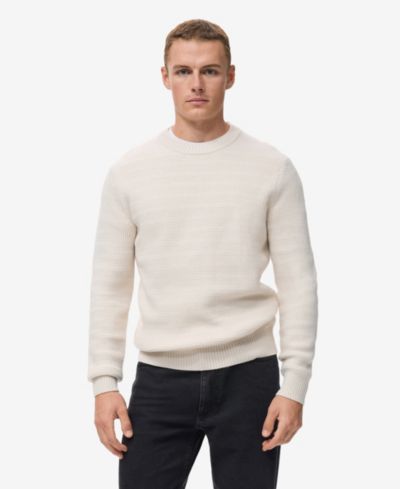 Mango Men's Structured Knitted Sweater