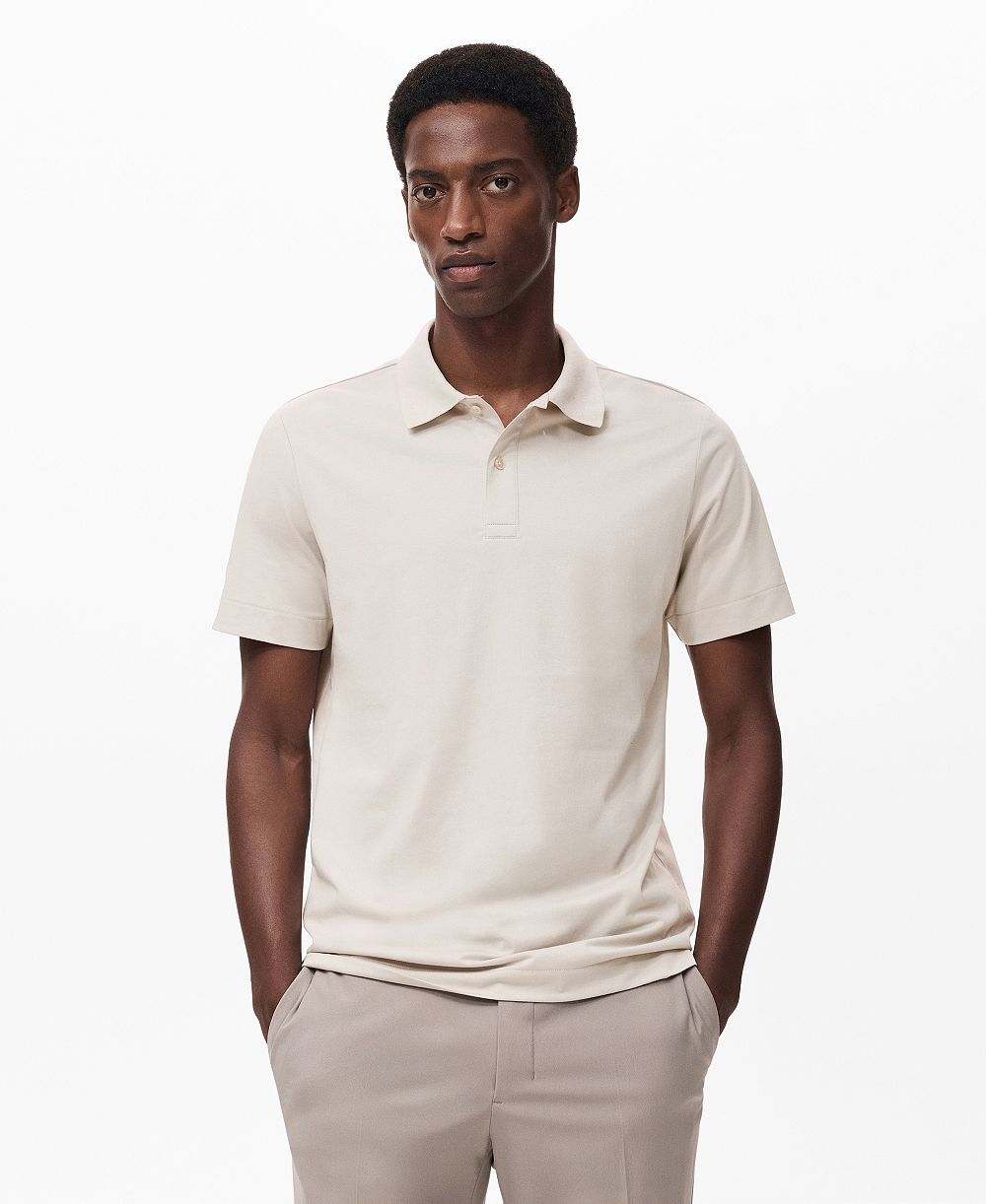 Мужская рубашка поло Mango Slim-Fit Thermolite