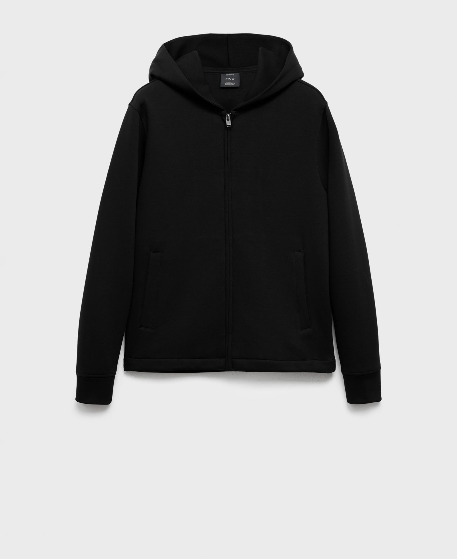 Мужское худи на молнии Mango