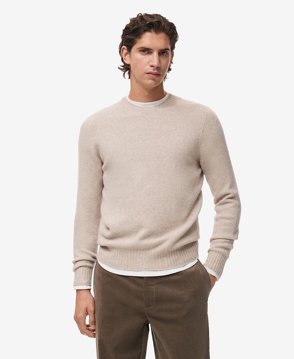 Mango Men's Knitted Wool Blend Sweater