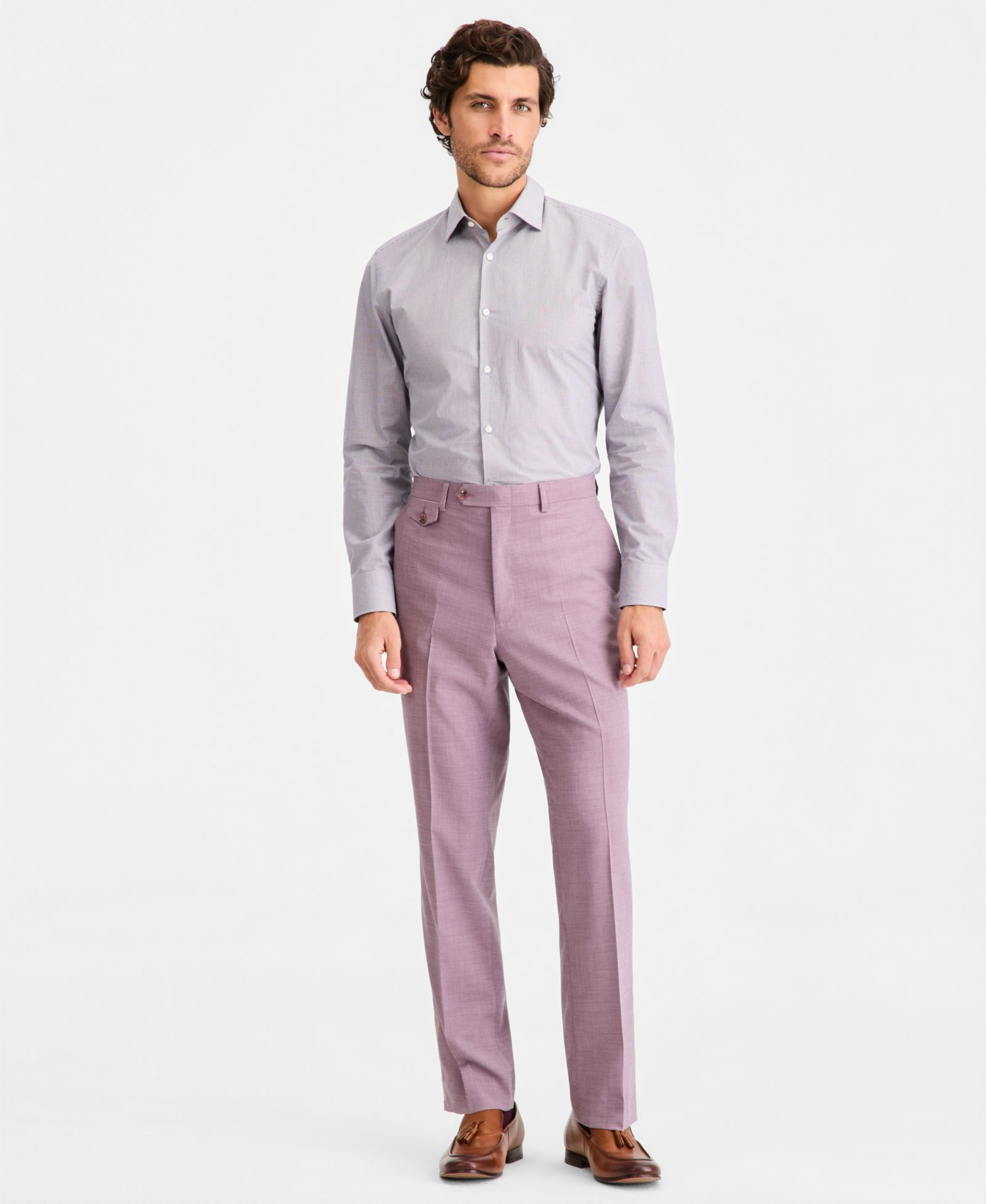Tayion Collection Men's Classic-Fit Suit Separate Pants