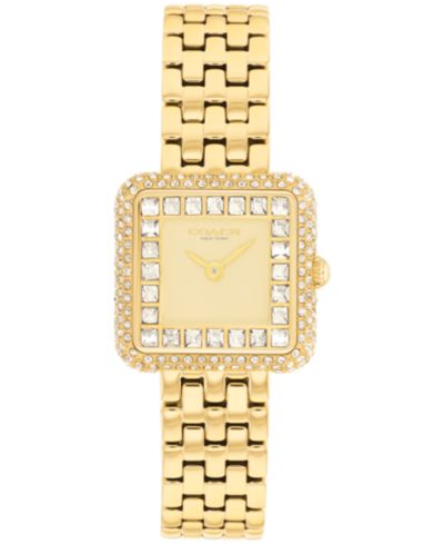 Женские наручные часы Coach Cass Gold Tone Stainless Steel 24mm