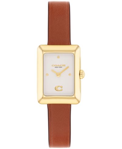Женские часы COACH Mara Saddle из кожи, 19 x 26mm