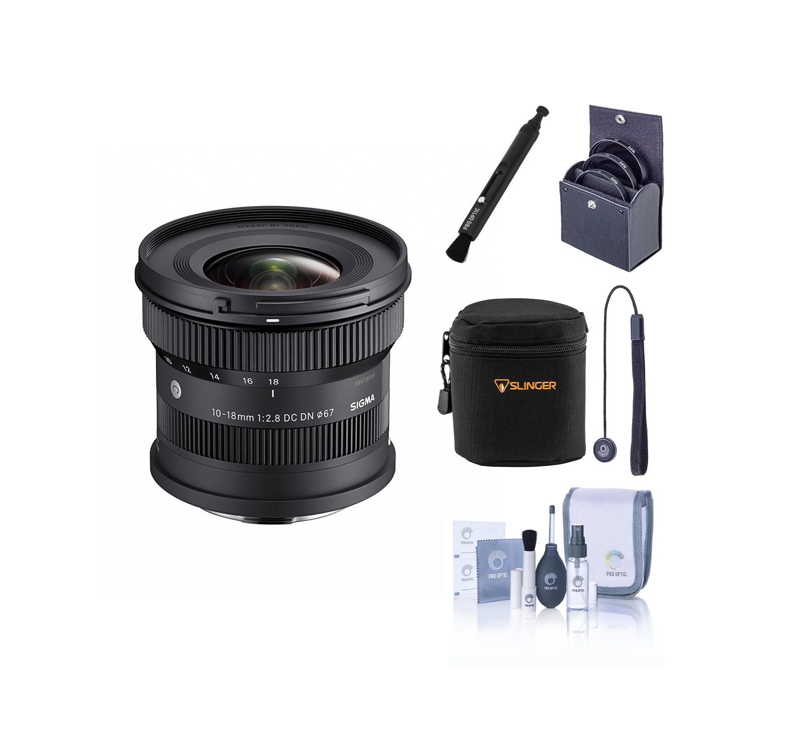 Sigma Объектив 10-18mm f/2.8 DC DN Contemporary для L Mount с комплектом фильтров