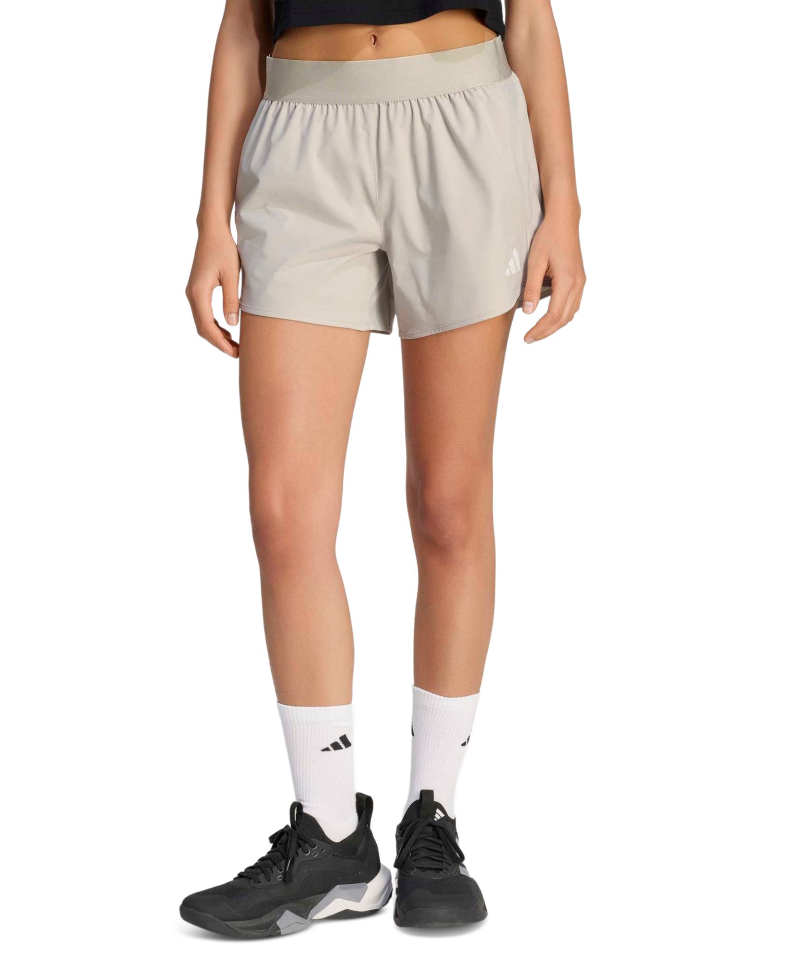 adidas Women's Mid-Rise Workout Flex Woven Shorts