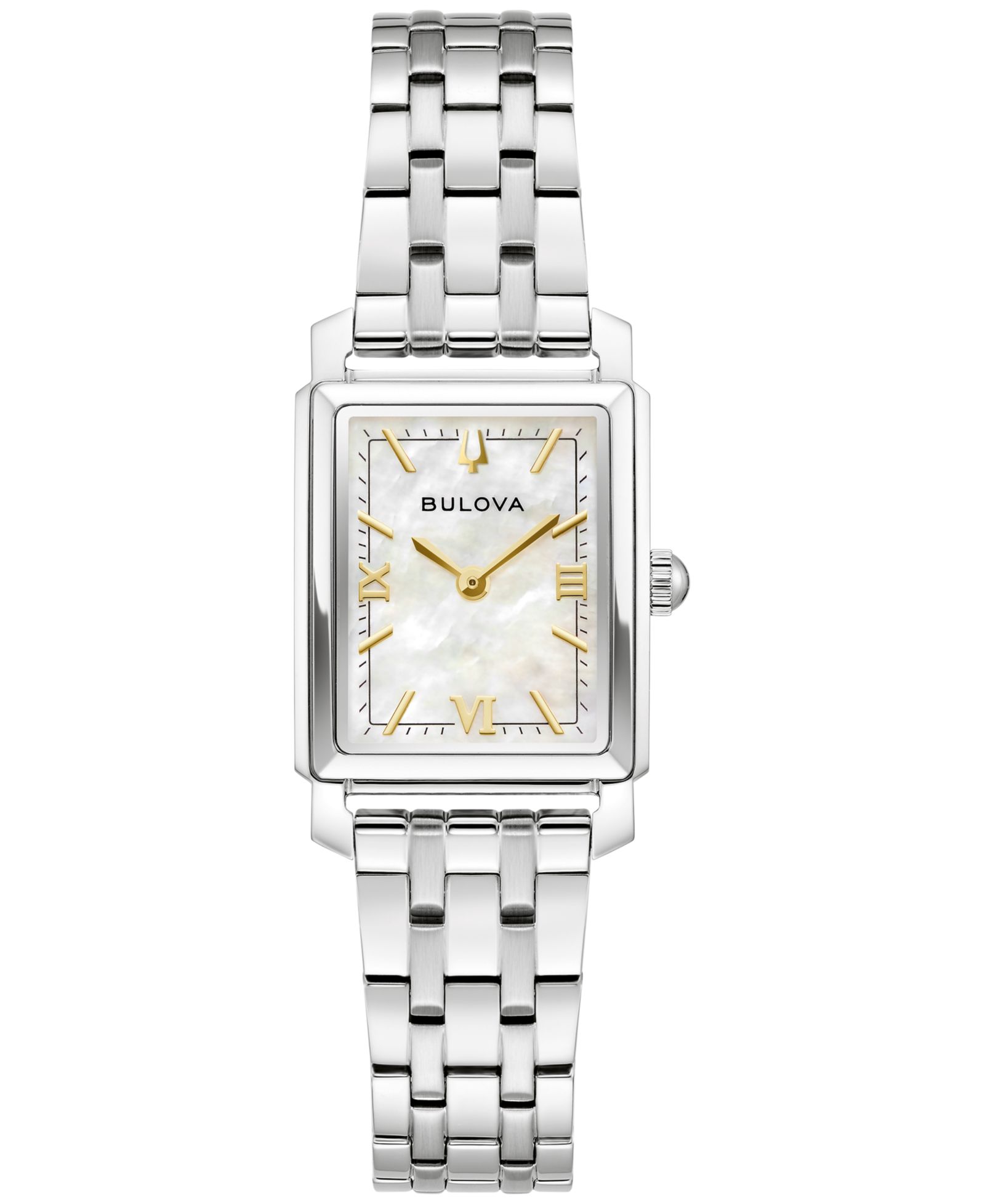 Женские классические часы Bulova Sutton из нержавеющей стали с браслетом, 21mm