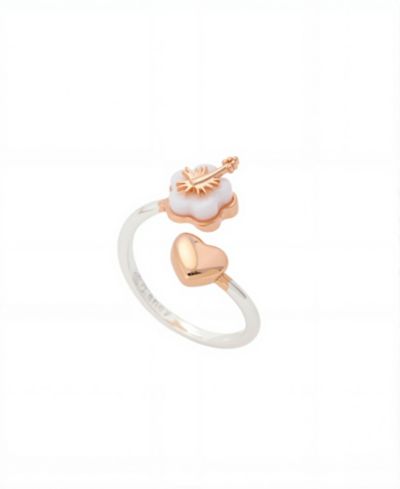 Кольцо Disney Lilo Stitch Rose Gold Heart Bypass