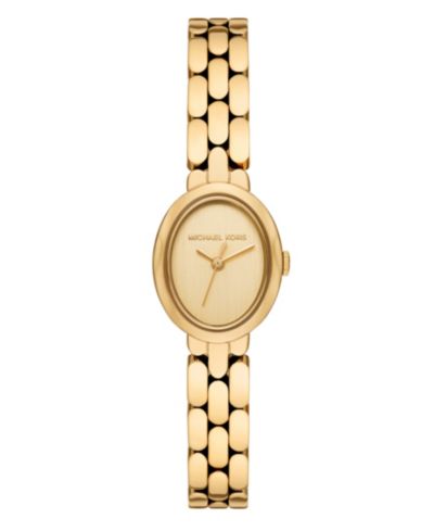 Женские часы Michael Kors Maude Three-Hand Gold-Tone Stainless Steel 21mm