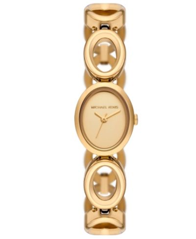 Women's Maude Three-Hand Gold-Tone Stainless Steel Watch, 22mm
