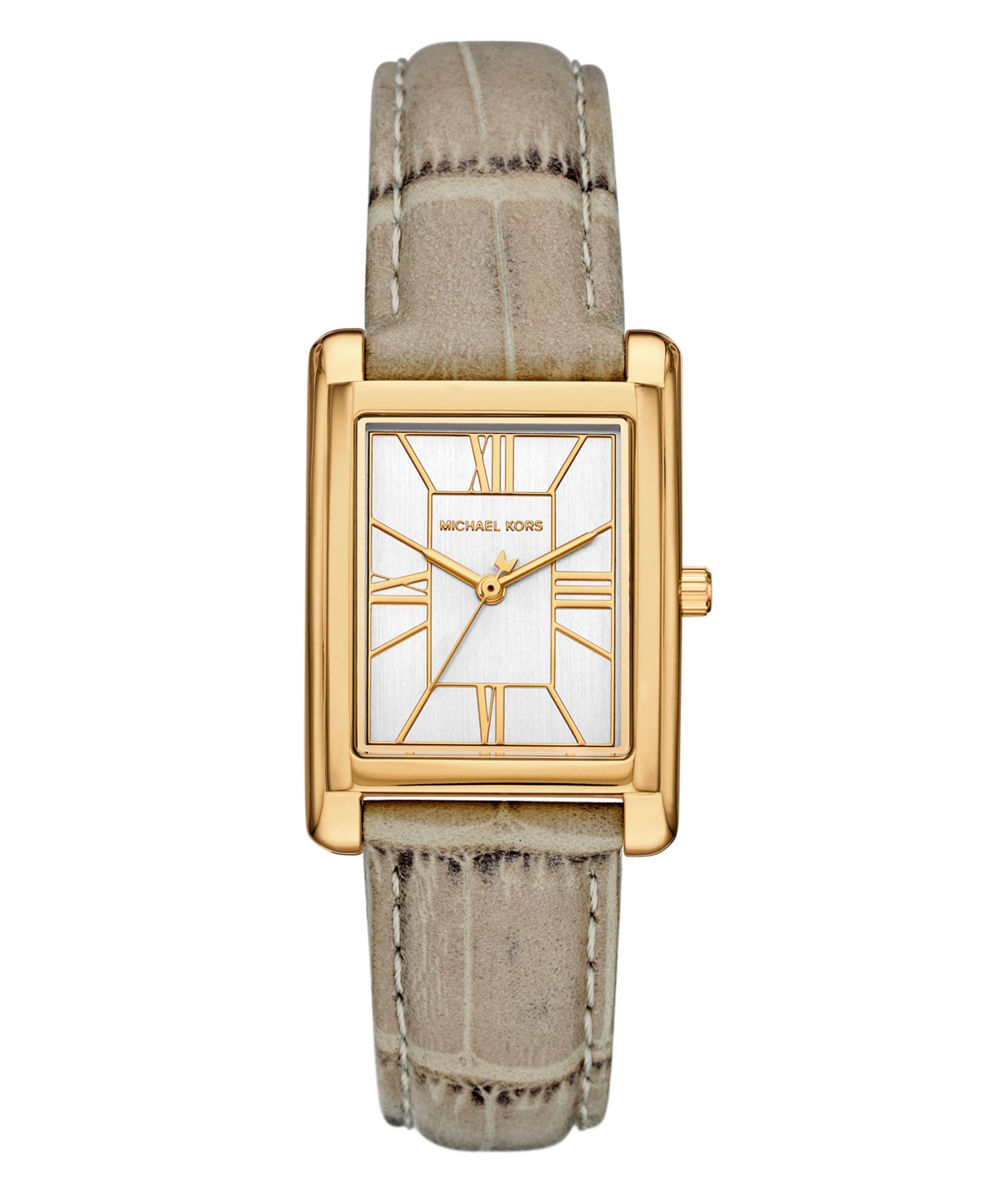 Женские кожаные часы Michael Kors Essex Nude 26x36mm