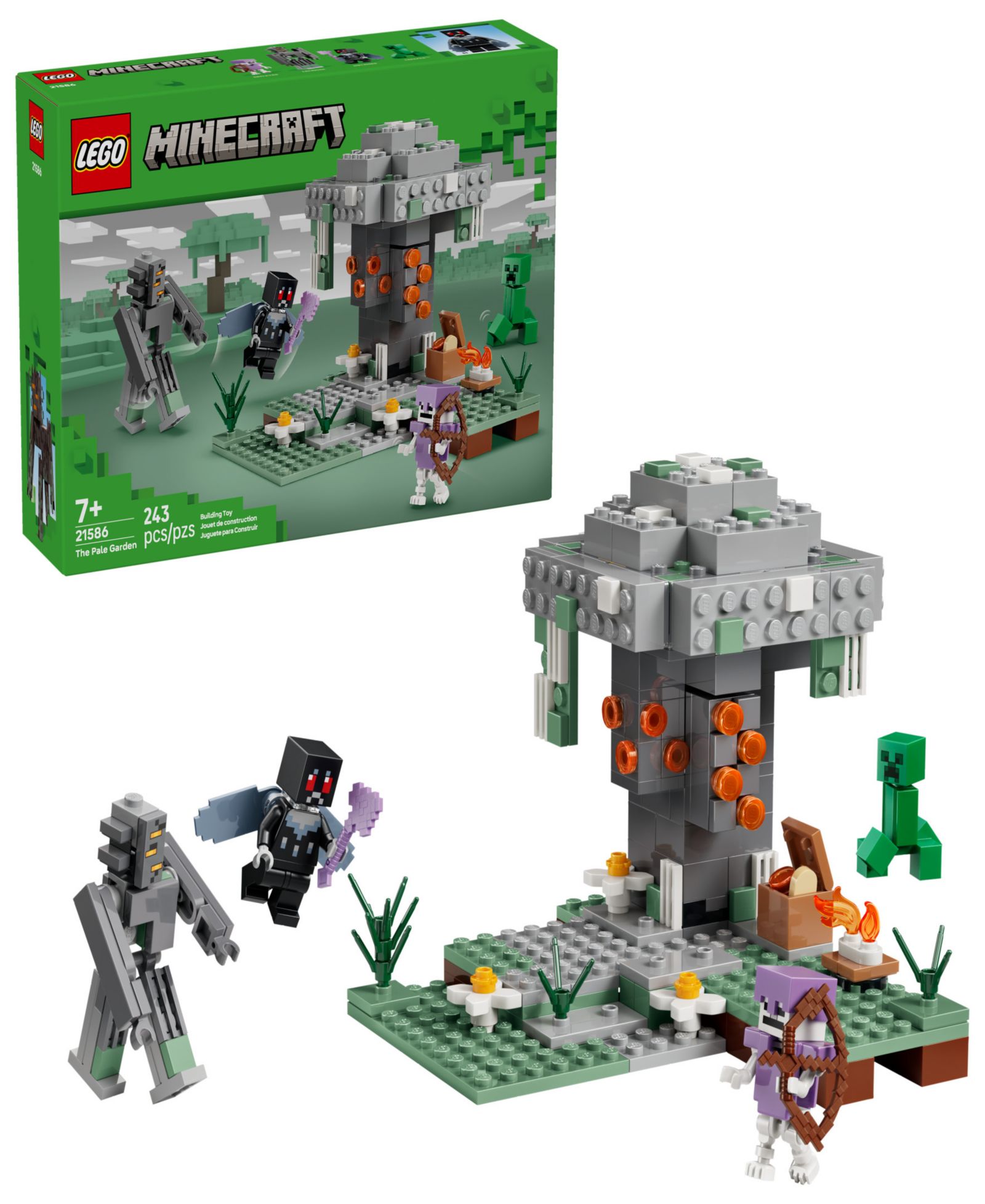 LEGO® Minecraft The Pale Garden конструктор, 243 детали