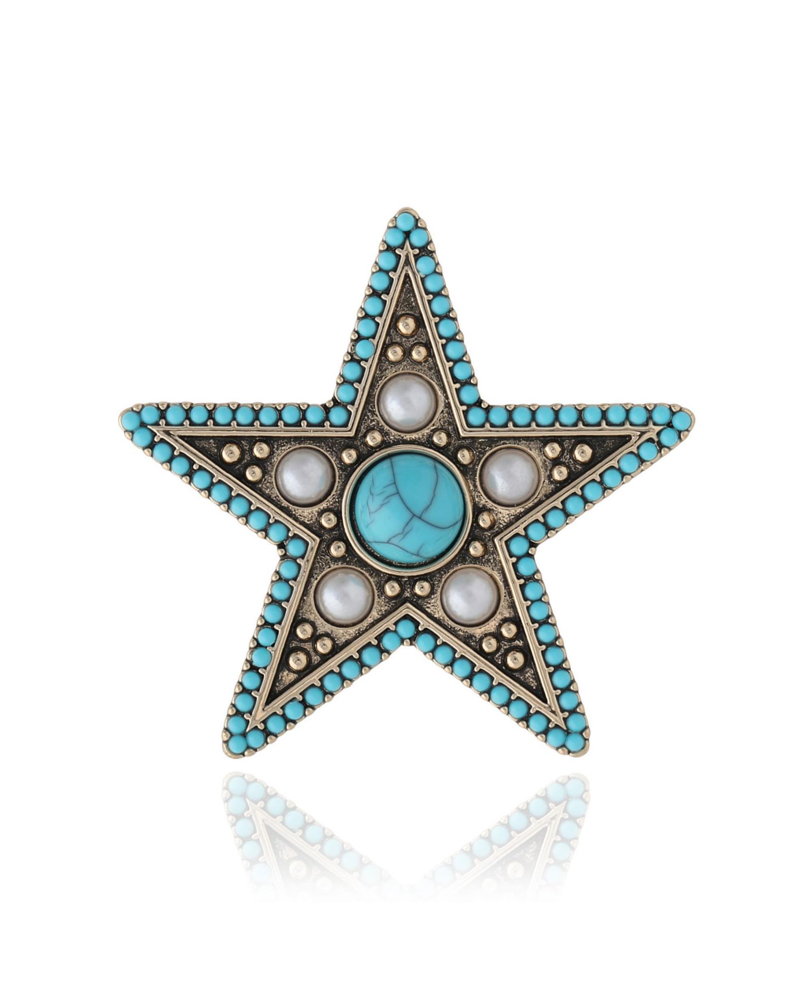 Брошь Jessica Simpson Star с кристаллами