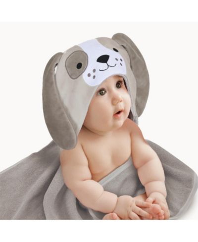 Lambs & Ivy Детское махровое полотенце с капюшоном Dog/Puppy