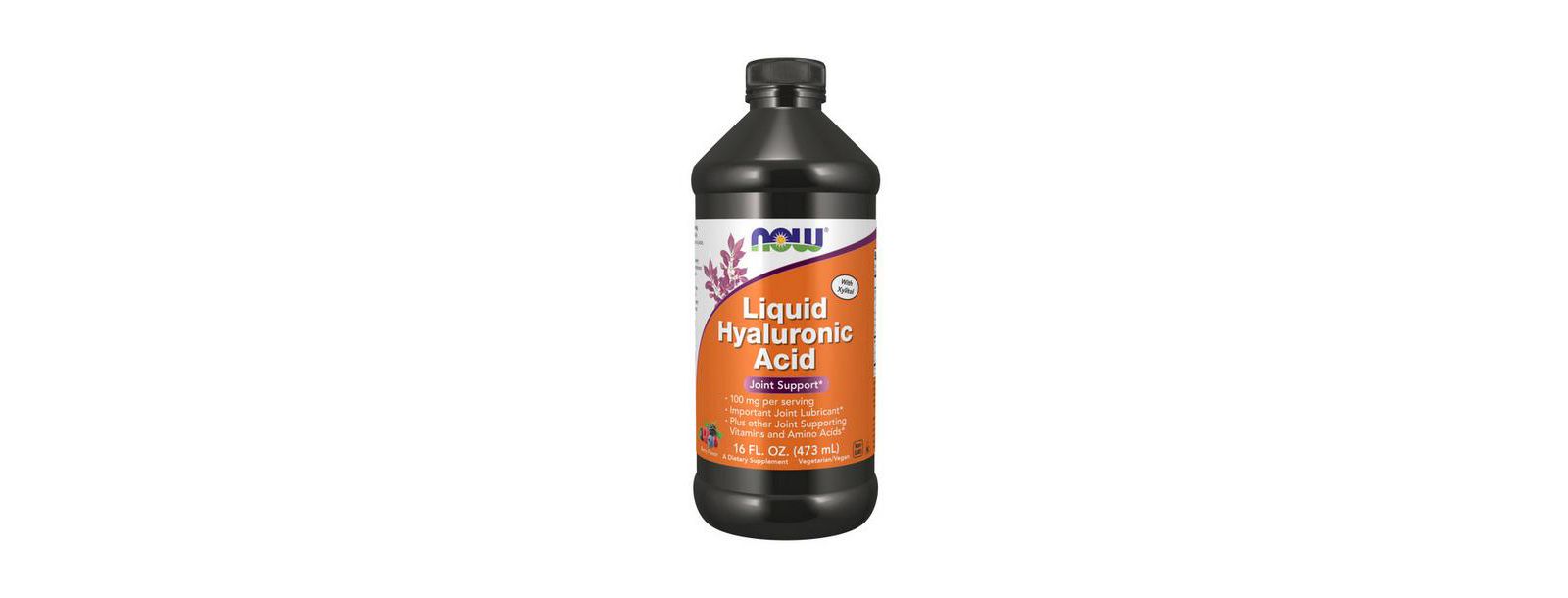 NOW Foods жидкая гиалуроновая кислота, 100 mg, 16 oz