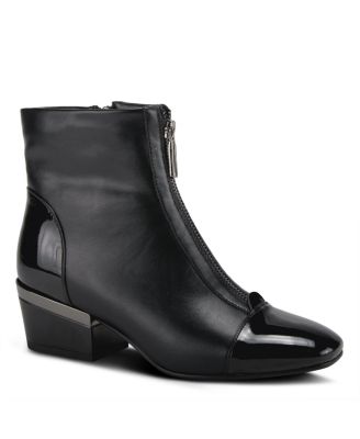 Azura Mozza Women's Bootie Heel with Patent Leather Upper