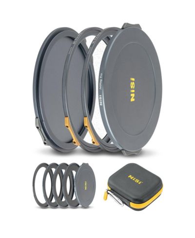 NiSi JetMag Pro 82MAG Black Mist 1/4  1/8 Filter Kit with 4x Adapter Rings