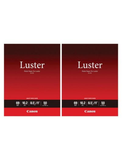 Canon 2 Pack Canon LU-101 Pro глянцевая фотобумага (8.5x11", 50 листов, 255 gsm)