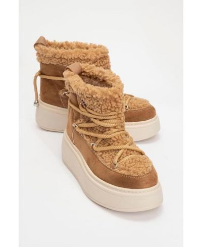 Cognac faux leather