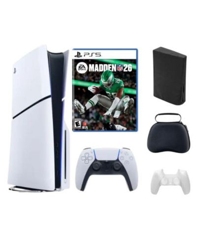 Sony PlayStation 5 Slim комплект с диском, игрой Madden 26 и аксессуарами