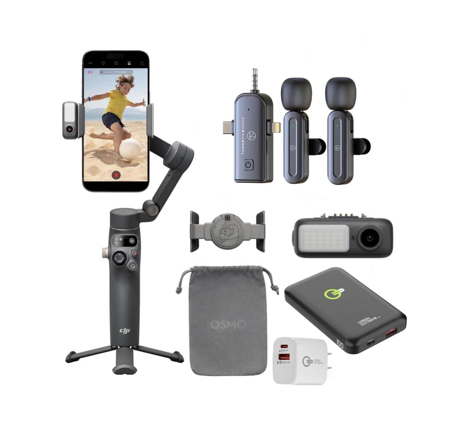 Стабилизатор DJI Osmo Mobile 7P для iPhone и Android с треногой и удлинительной штангой
