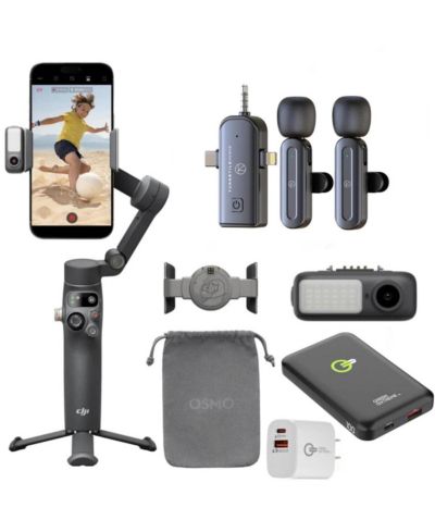 Стабилизатор DJI Osmo Mobile 7P для iPhone и Android с треногой и удлинительной штангой