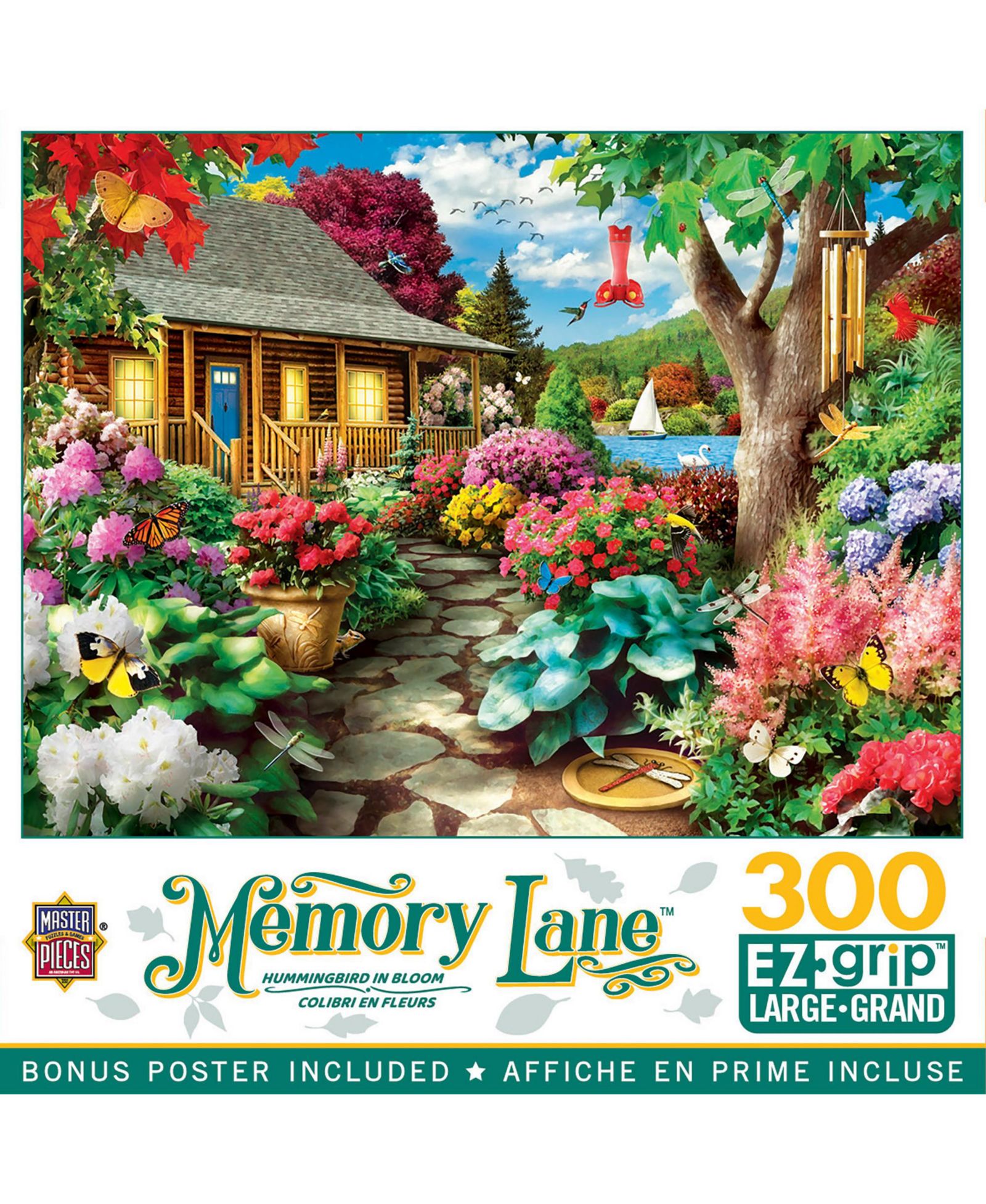 Memory Lane - Hummingbird in Bloom пазл из 300 деталей EZ Grip