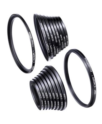 KandF Concept KF Concept Filter Ring Adapter Set w/9x Step-Up Ring, 9x Step-Down Ring