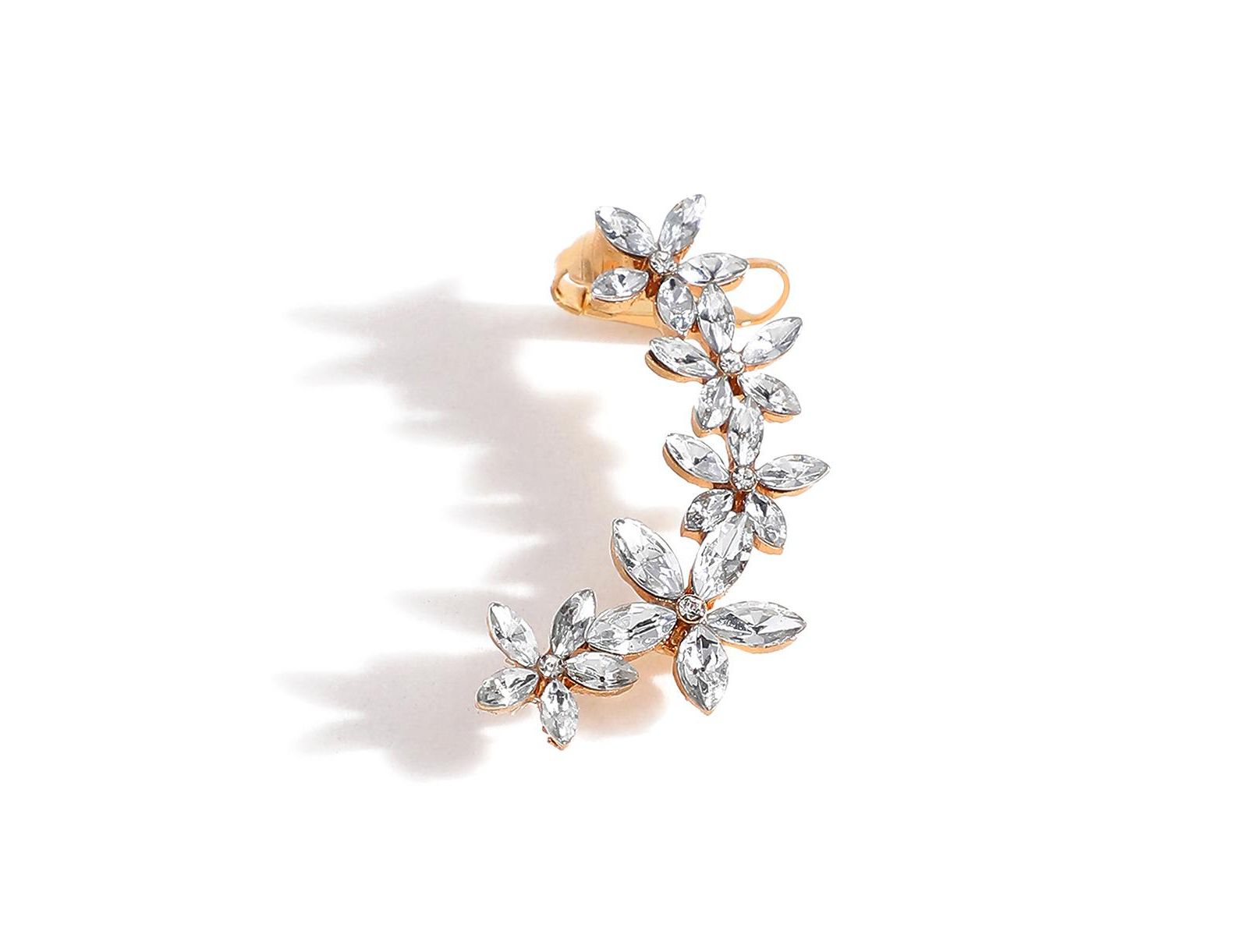 SOHI Женские Embellished Cluster Earcuff Earrings