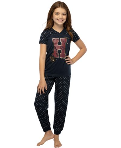 Детский пижамный комплект Harry Potter Girls' H Is For Harry Gryffindor 2PC Short-Sleeve Shirt и штаны