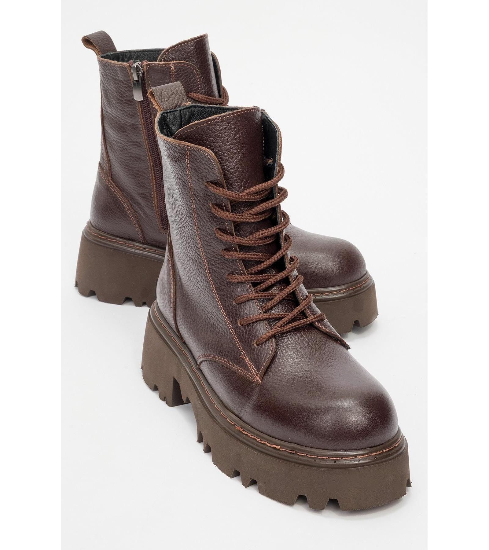 Forever & Always Shoes Tina Leather Ankle Boot (Women)