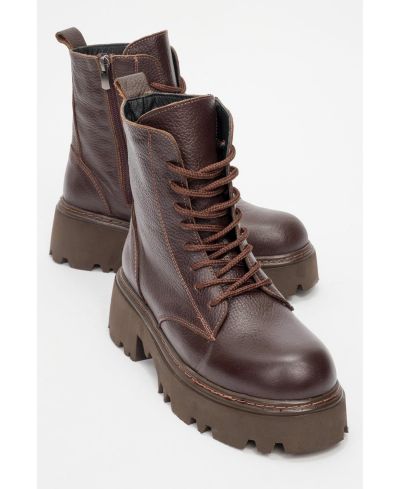 Forever & Always Shoes Tina Leather Ankle Boot (Women)