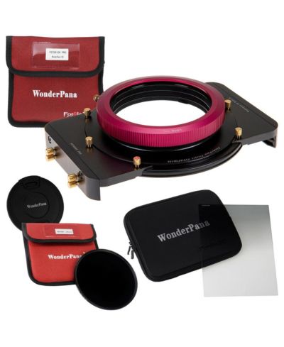 Держатель фильтра Fotodiox WonderPana FreeArc 145mm ND1000 Kit для линзы Fujifilm XF 8-16mm f/2.8 R LM WR - адаптер фильтра сверхширокоугольного объектива