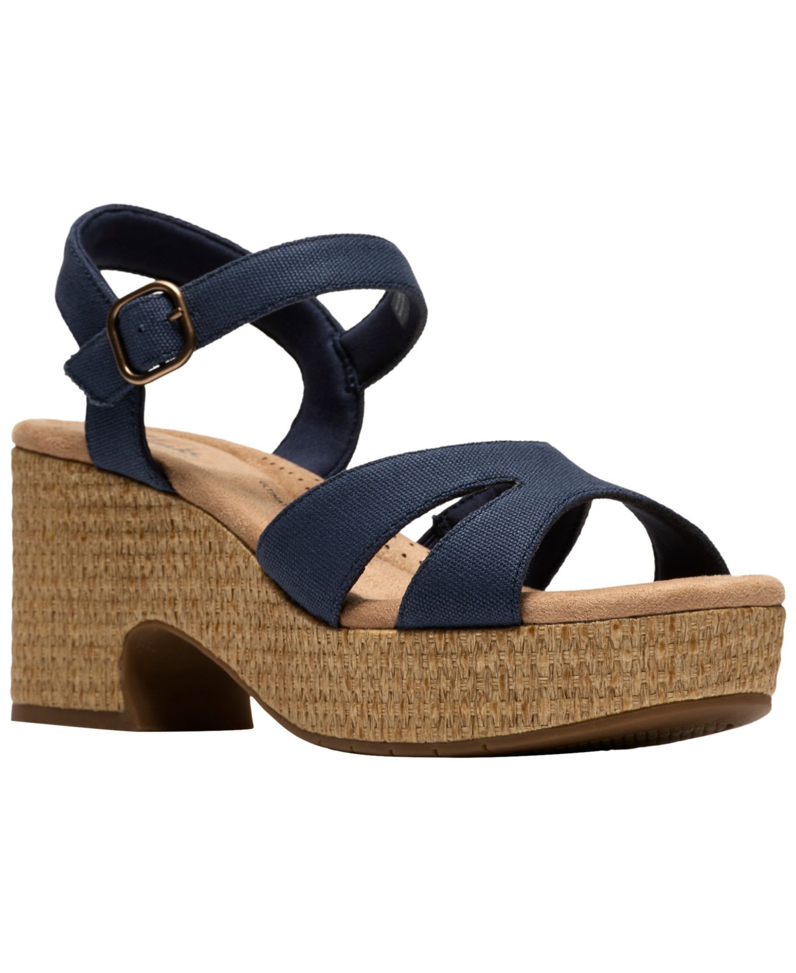 Женские сандалии Clarks Nerisa Twist с круглым носком и платформой