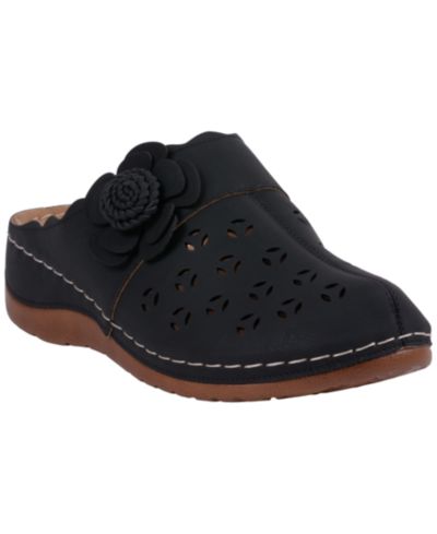 GC Shoes Женские сандалии-мюли Marisol Slip On Perforated Clogs
