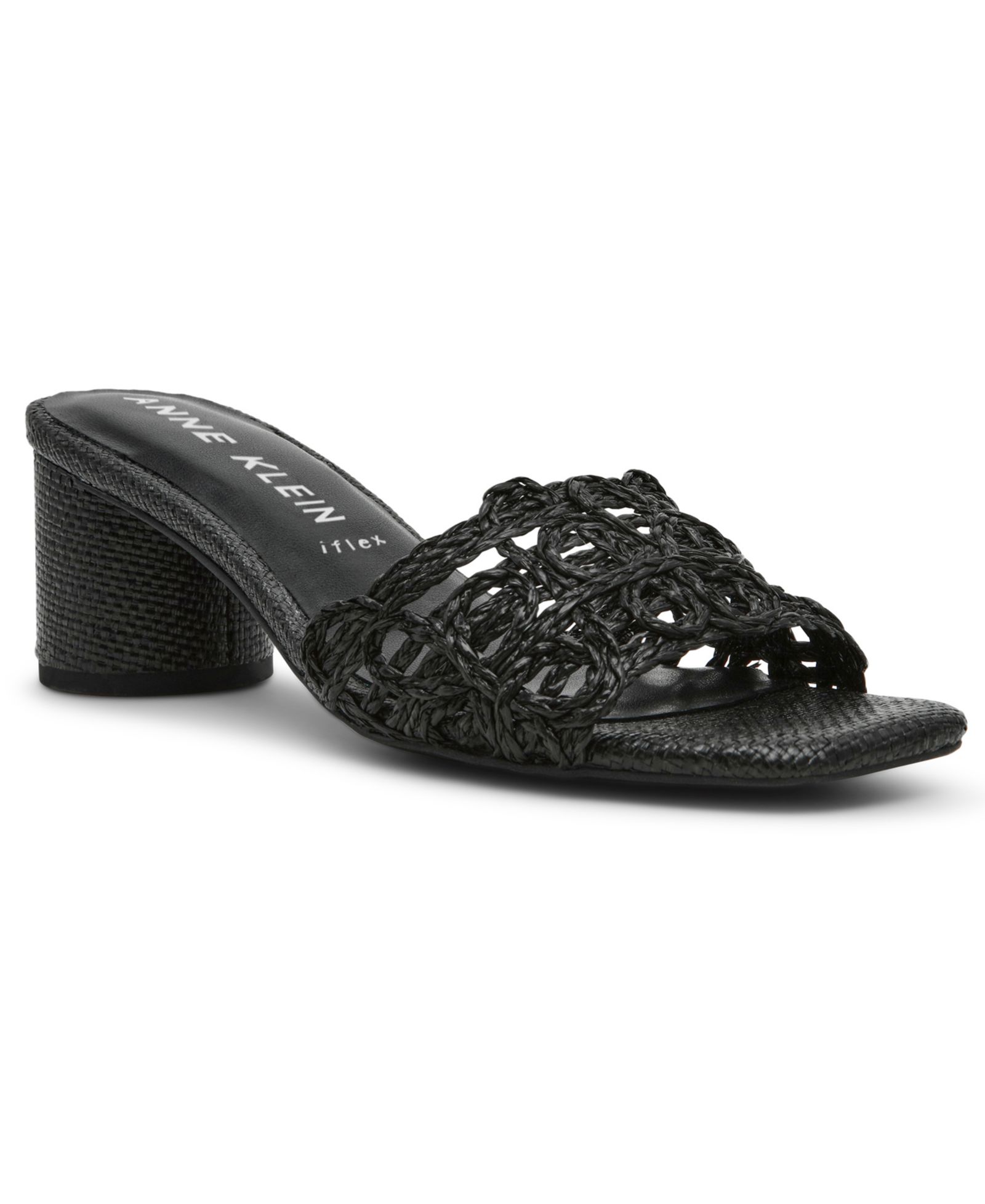 Женские сандалии Anne Klein Flores Block Heel Raffia