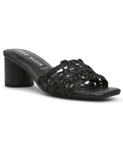 Женские сандалии Anne Klein Flores Block Heel Raffia