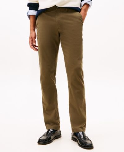 Tommy Hilfiger Мужские брюки-чинос Denton Straight-Fit