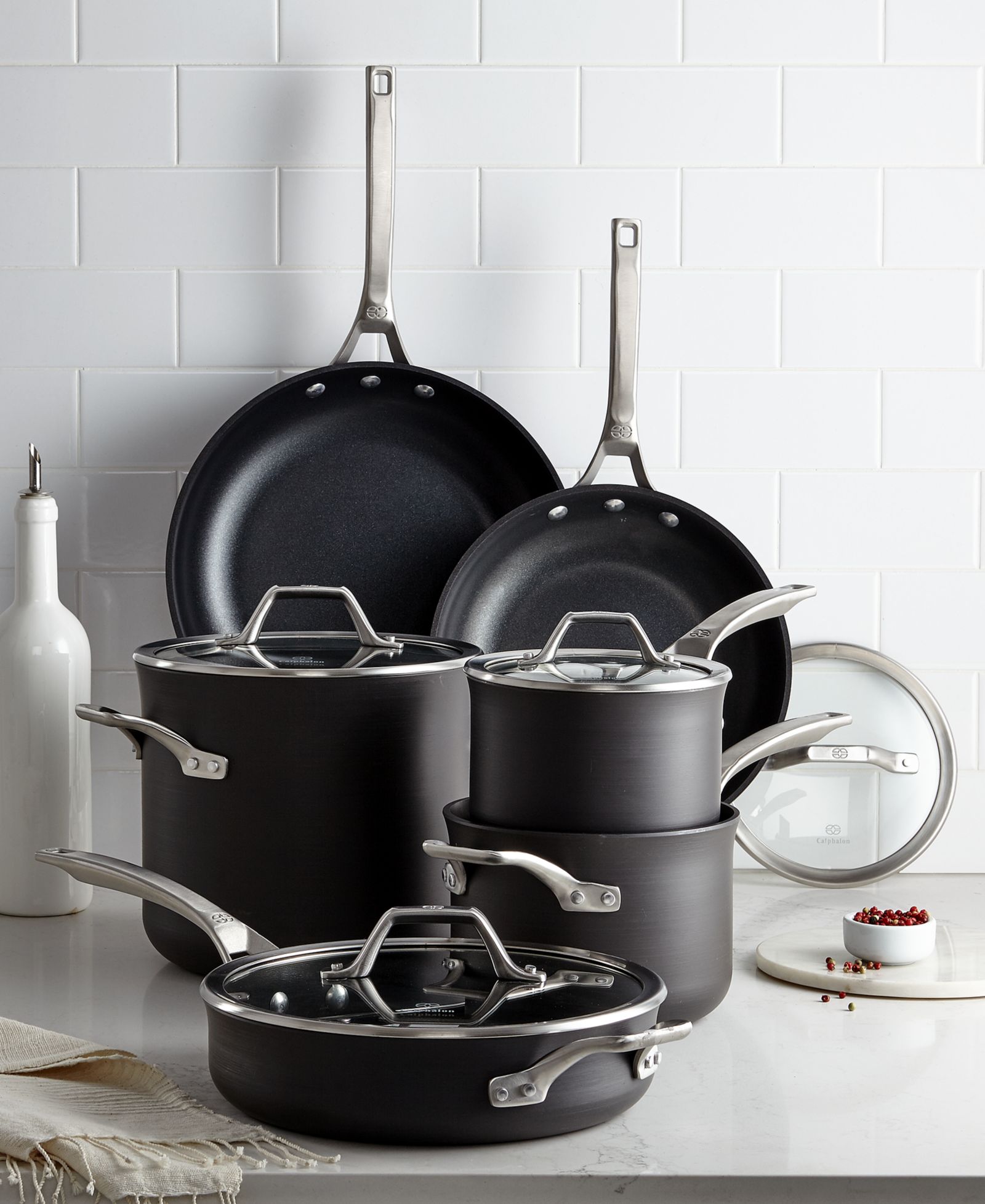 Calphalon Signature Nonstick 10 Piece Cookware Set