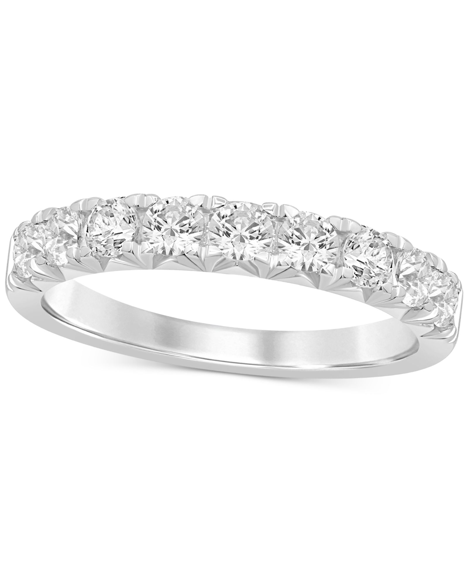 Кольцо с выращенным бриллиантом Macy's (1 ct. t.w.) в 14K White Gold