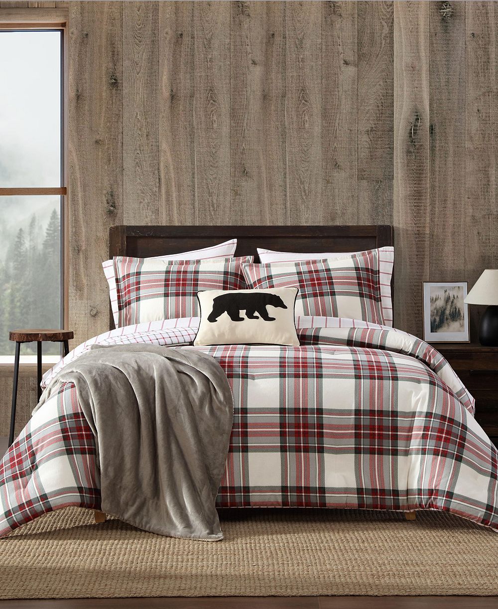 Eddie Bauer комплект из 2 одеял Serenity Plaid, фланель, Twin