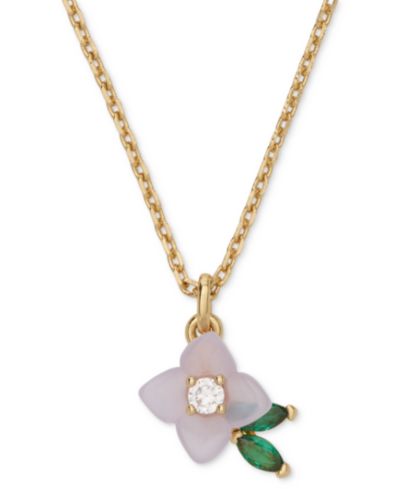 Подвеска-ожерелье kate spade new york Cubic Zirconia and Resin Appreciate You