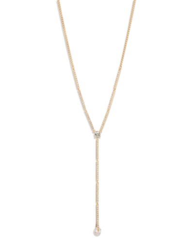 Длинное колье Givenchy Cubic Zirconia Crystal Gold-Tone Y