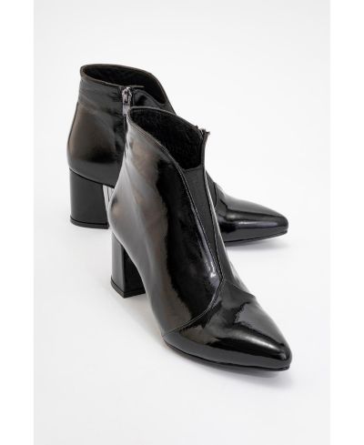 Женские кожаные ботильоны на устойчивом каблуке Finda от Forever & Always Shoes