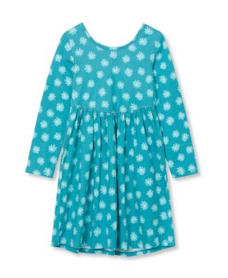 Floral/baltic teal