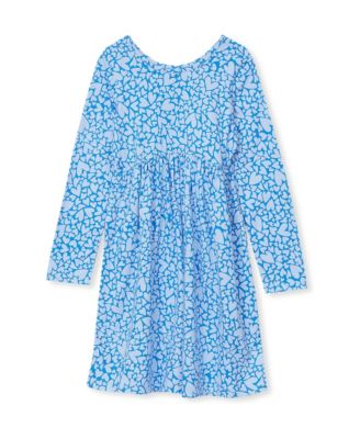 Tossed hearts/vista blue